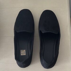 Black Suede Loafers